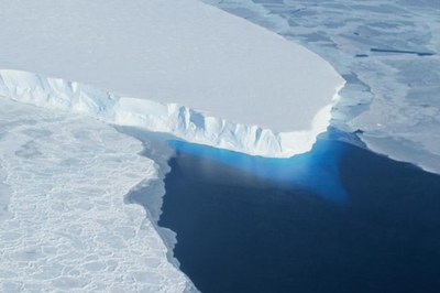 IMAGE: THWAITES GLACIER, ANTARCTICA, PICTURED IN 2019