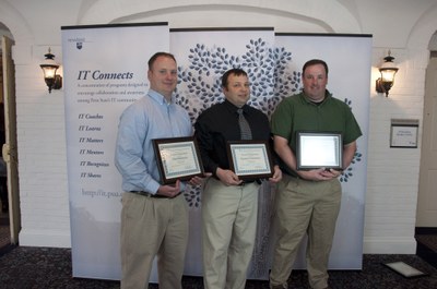 Photo of Chad Bahrmann, Chuck Pavloski, and Jeff Wolfe